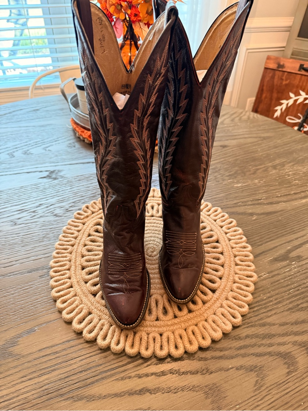 Vintage Abilene Western Cowgirl Boots Sz 5.5M